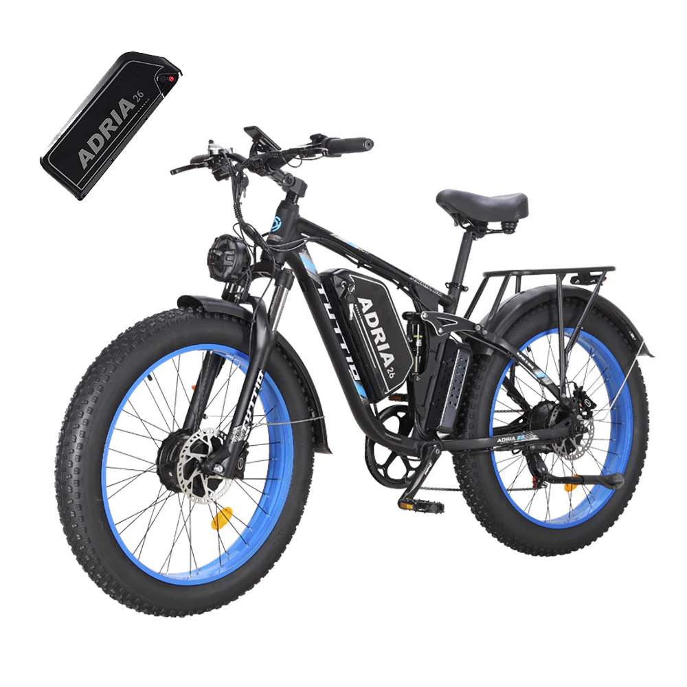 Tuttio Adria26 52V 5000W Long Range Electric Bike With Extra Battery - Image 8
