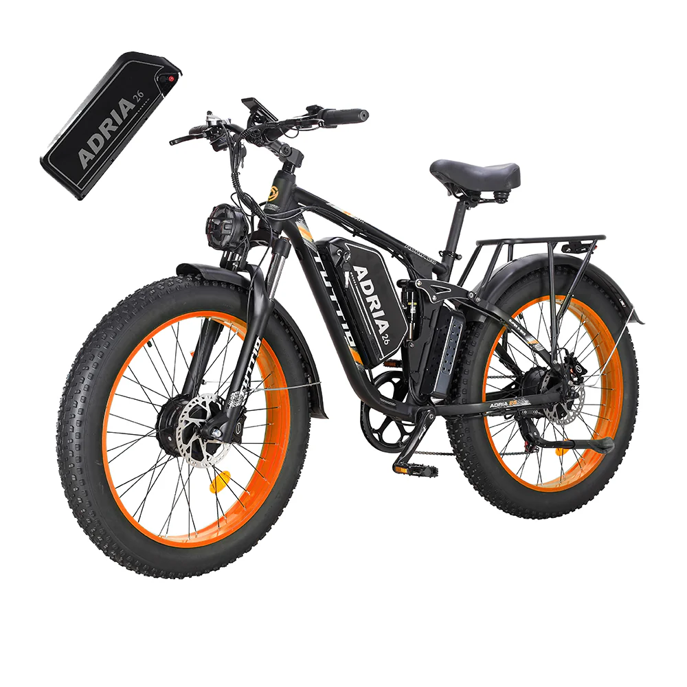 Tuttio Adria26 52V 5000W Long Range Electric Bike With Extra Battery - Image 9
