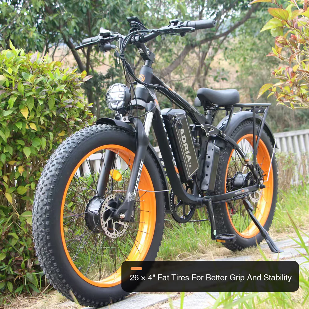 Tuttio Adria26 5000W Electric Bike With Mirrors For Safer Daily Riding - Image 5