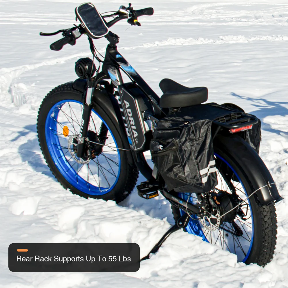 Tuttio Adria26 5000W Electric Bike With Mirrors For Safer Daily Riding - Image 7