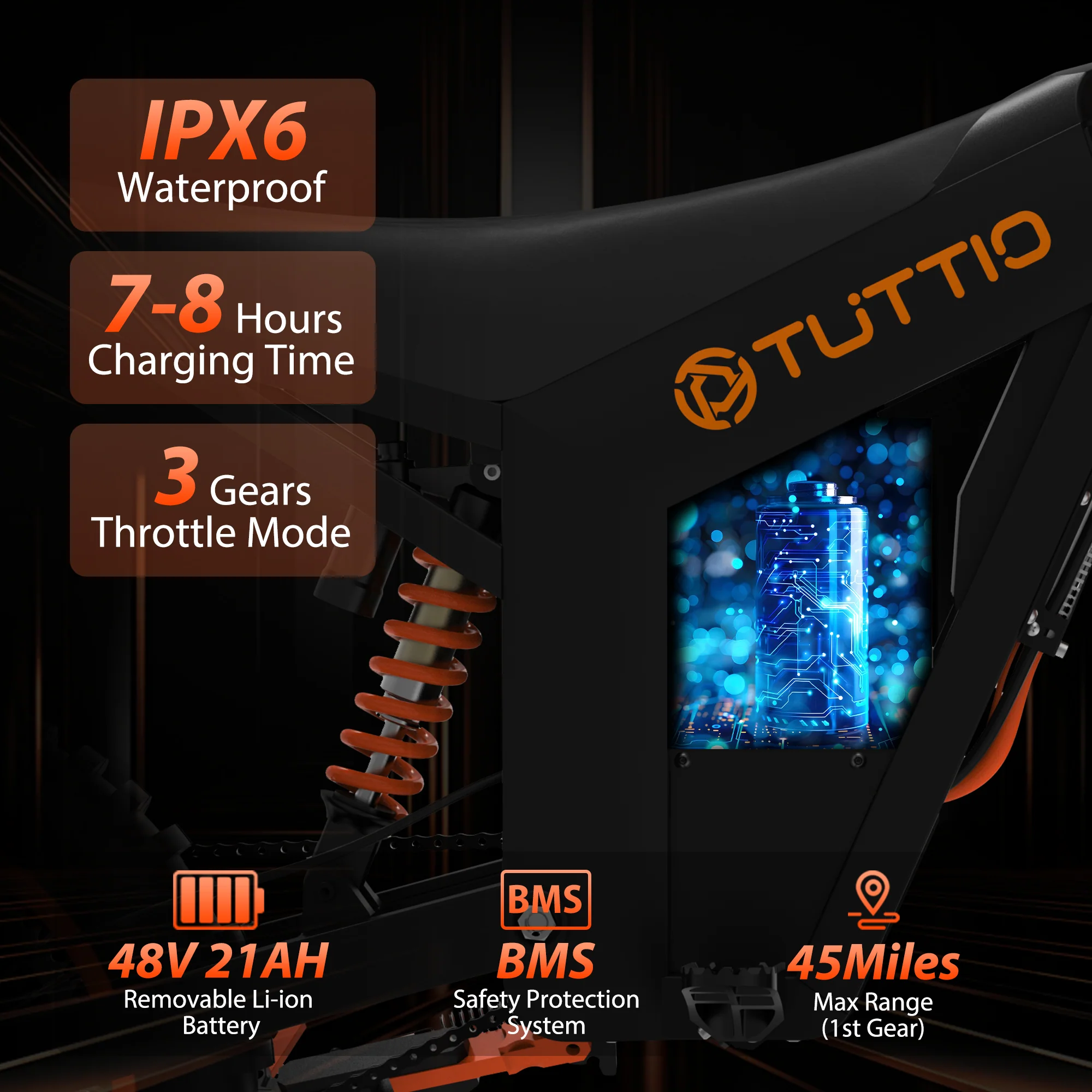 Tuttio Soleil01 Electric Bike Battery - Image 3