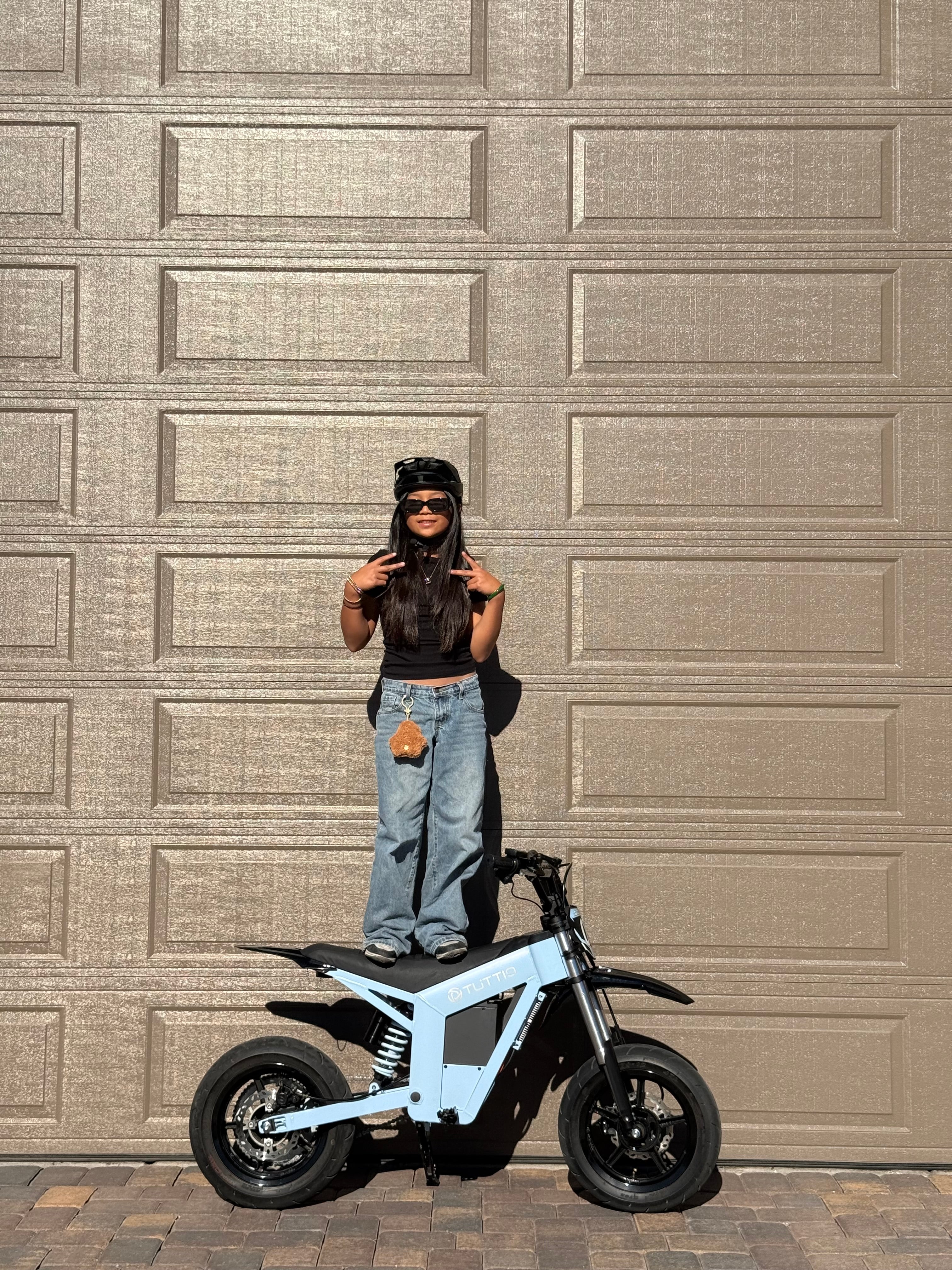 Tuttio Soleil01 GB Electric Dirt Bike (Glacier Blue) - Image 3